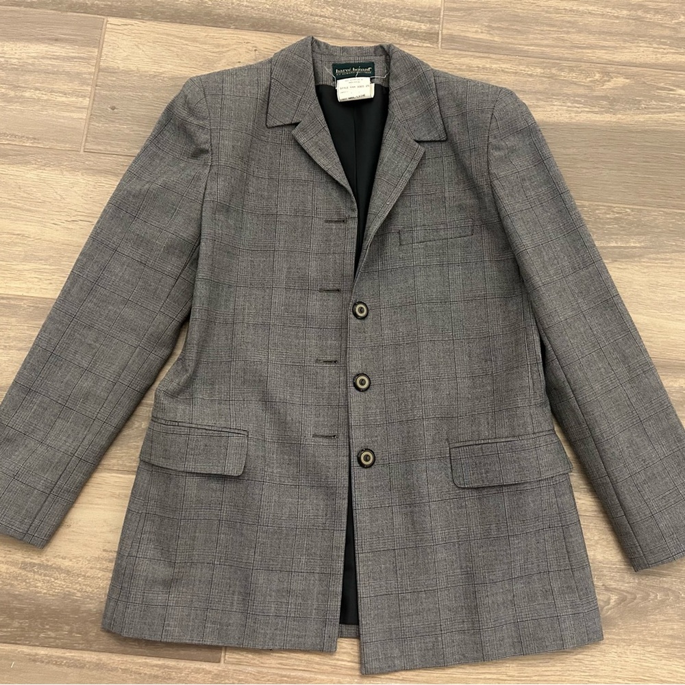 Harve Benard Gray Plaid Women's Jacket